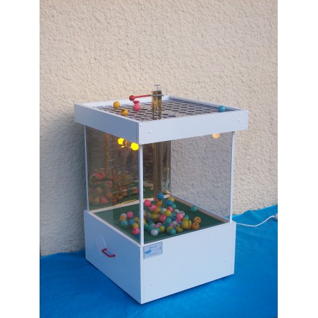 Boulier de loto à air pulsé sur roulettes