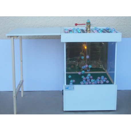 Boulier de loto à air pulsé avec sa table