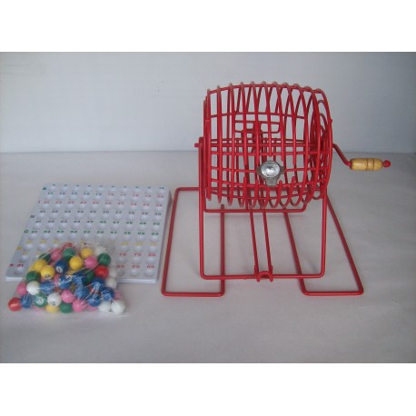 90 jetons de loto en hêtre + sac de tirage - Plastic Jeux