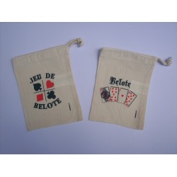 Sac pour jeu de 32 cartes de Belote GM