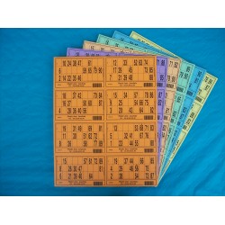 100 Plaques de 8 cartons de loto (soit 800 grilles)