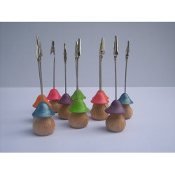 Champignon champêtre porte-tickets