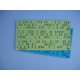 Plaque de 09 cartons de loto horizontale - Lot de 5 plaques
