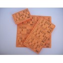  Cartons de loto feuille papier 80 g (jetable)