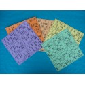 Plaques et cartons de loto souples 180 g pelliculés 